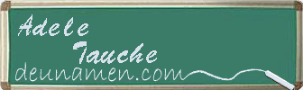 Adele Tauche Visitenkarte